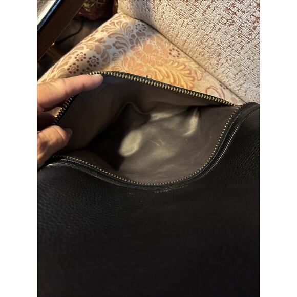 Henri Bendel Black pebble Leather Backpack w/ gold hardware henri bendel | Bags | Henri Bendel Backpack New | Poshmark main image 3